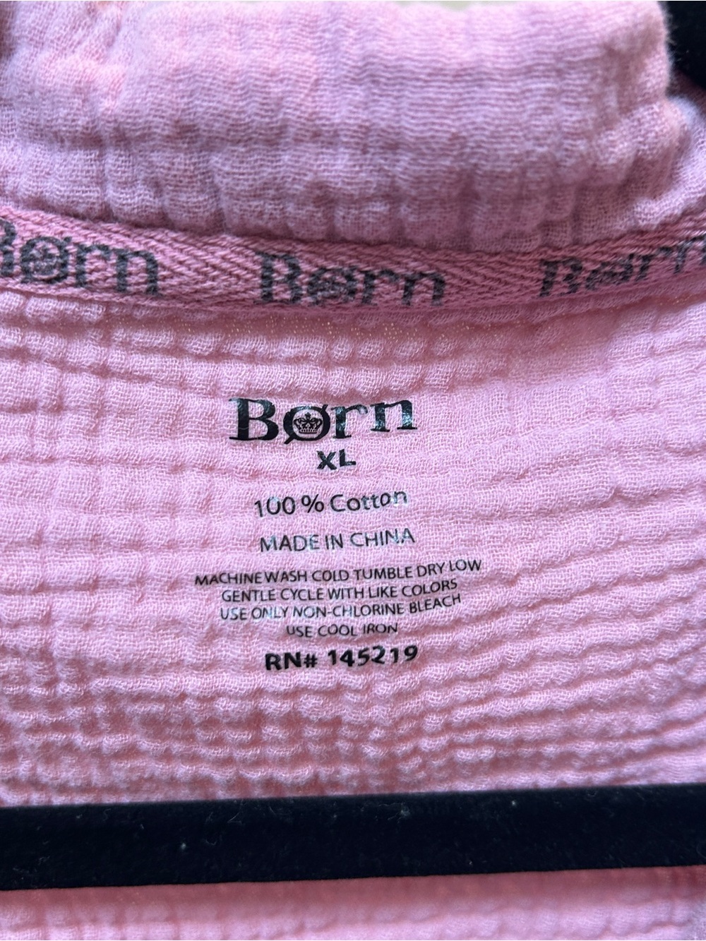 Born Light Pink Two-Piece Short Sleeve Pajama Set - Picture 5 of 15